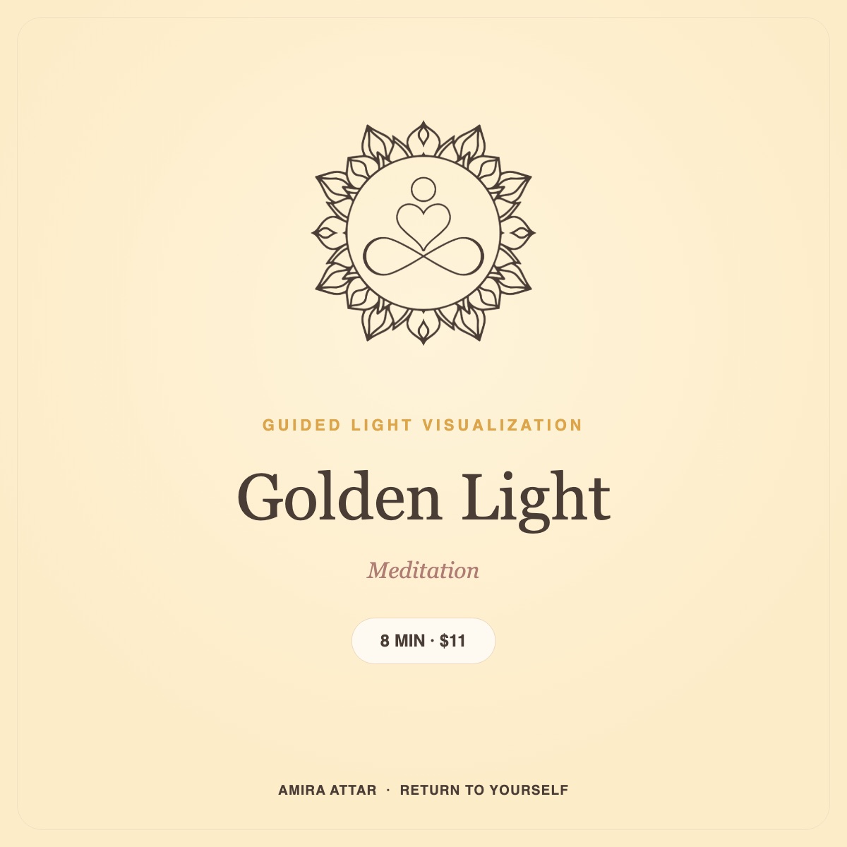 Golden Light Meditation cover